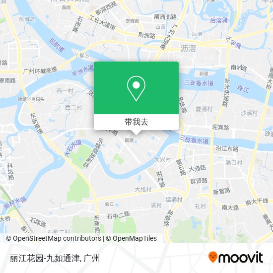 丽江花园-九如通津地图