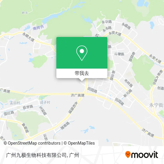 广州九极生物科技有限公司地图