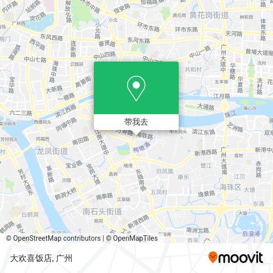 大欢喜饭店地图