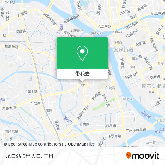 坑口站 D出入口地图