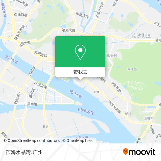 滨海水晶湾地图