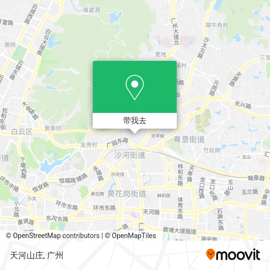 天河山庄地图