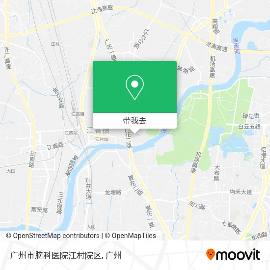 广州市脑科医院江村院区地图
