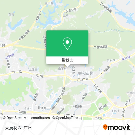 天鹿花园地图