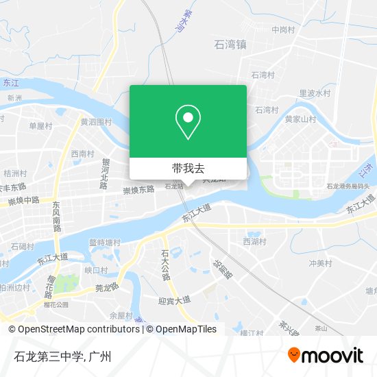石龙第三中学地图