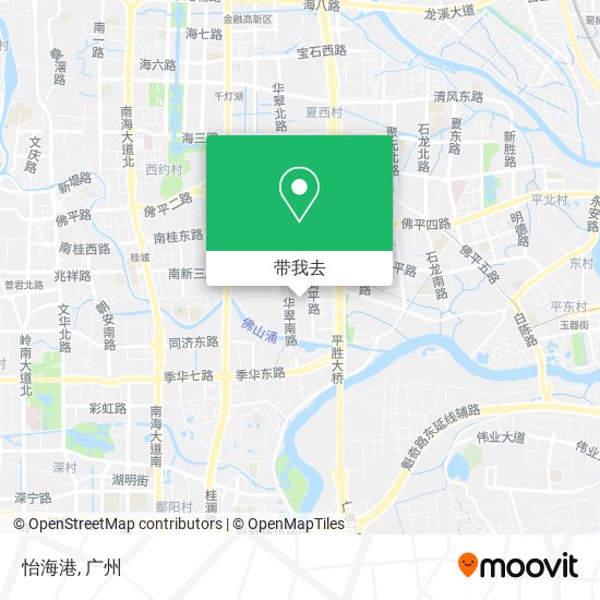 怡海港地图