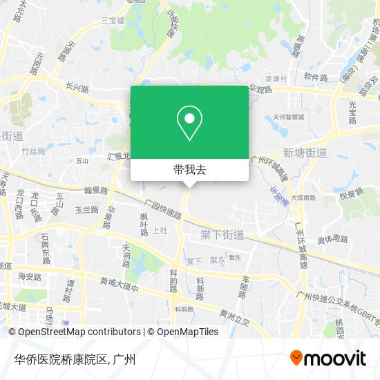 华侨医院桥康院区地图