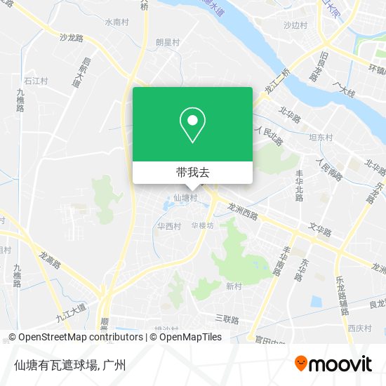 仙塘有瓦遮球場地图