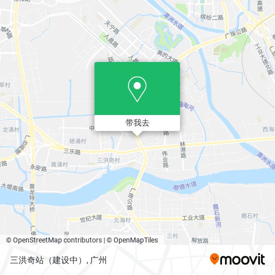 三洪奇站（建设中）地图