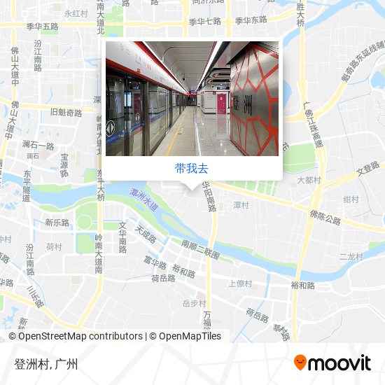 登洲村地图