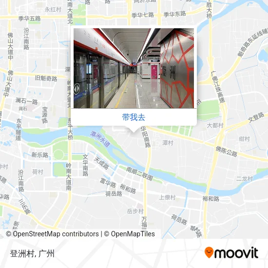 登洲村地图