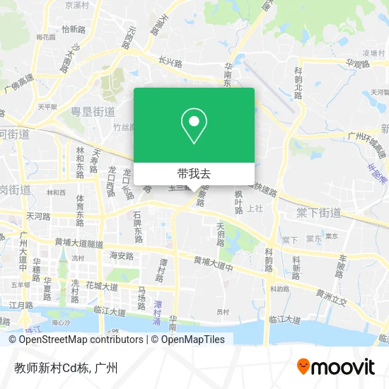 教师新村Cd栋地图
