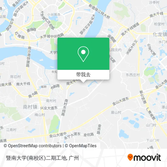 暨南大学(南校区)二期工地地图