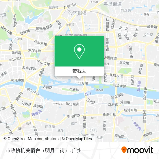 市政协机关宿舍（明月二街）地图