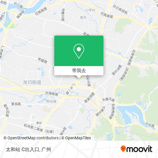 太和站 C出入口地图