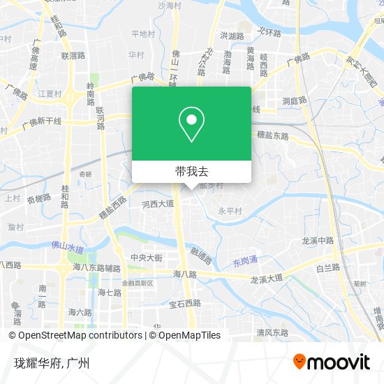 珑耀华府地图
