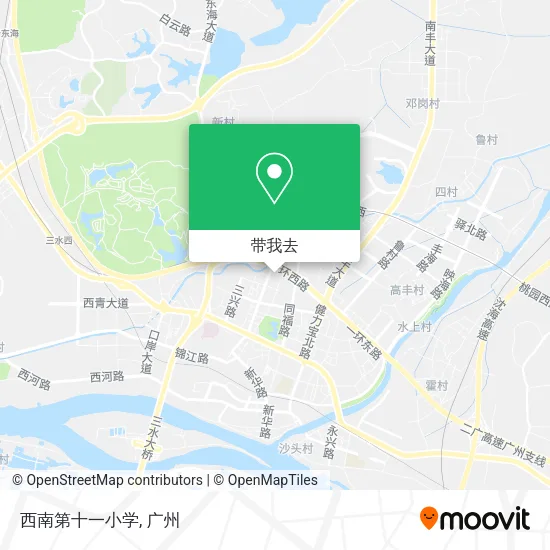 西南第十一小学地图