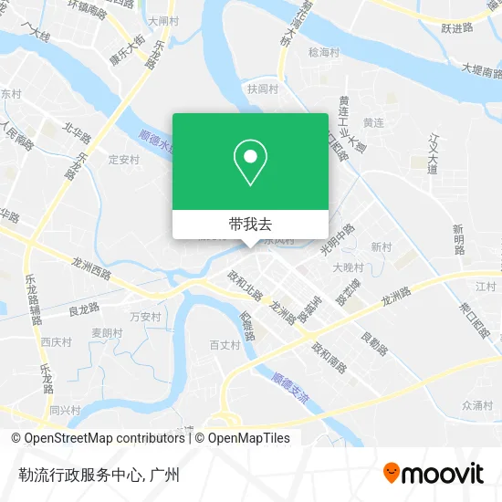 勒流行政服务中心地图