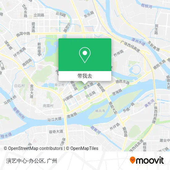 演艺中心-办公区地图