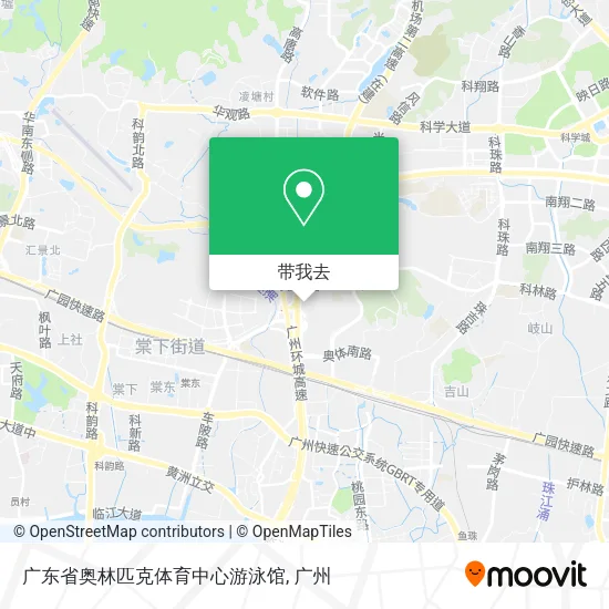 广东省奥林匹克体育中心游泳馆地图