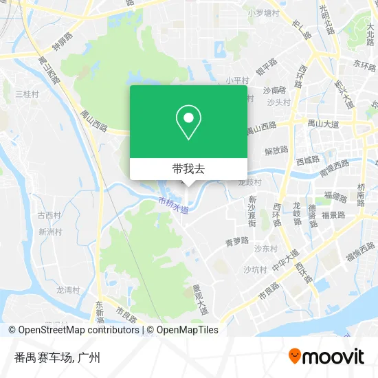 番禺赛车场地图