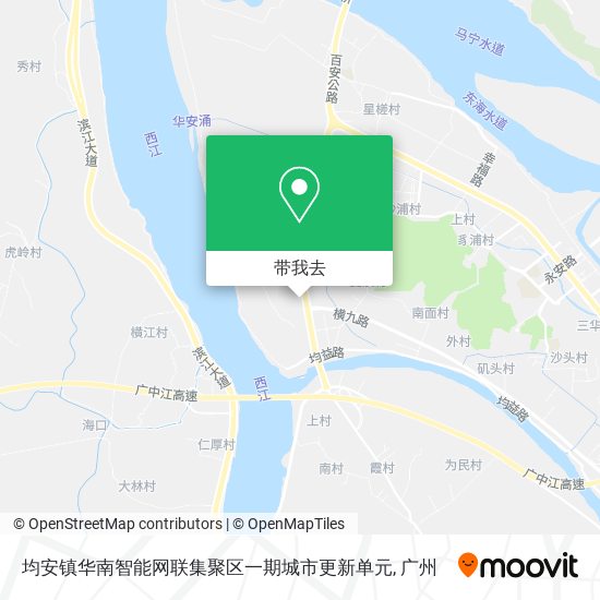 均安镇华南智能网联集聚区一期城市更新单元地图