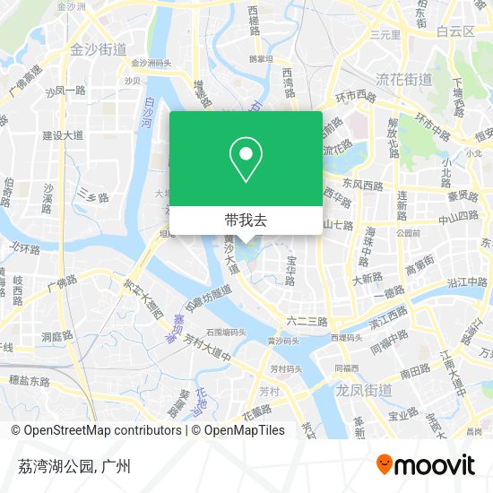 荔湾湖公园地图