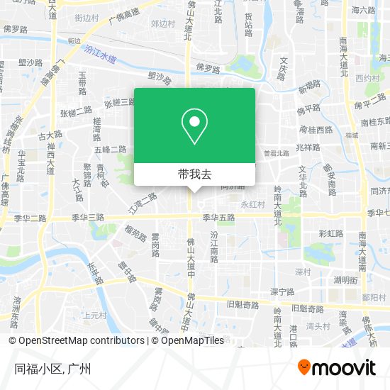 同福小区地图