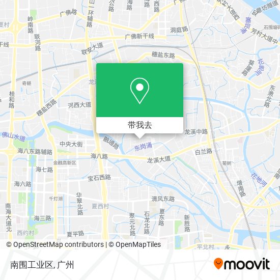 南围工业区地图