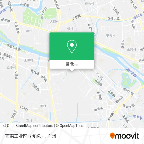 西滘工业区（复绿）地图