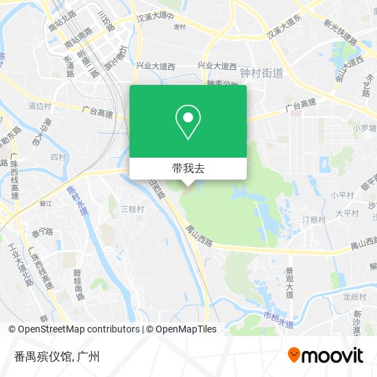 番禺殡仪馆地图
