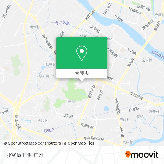 沙富员工楼地图