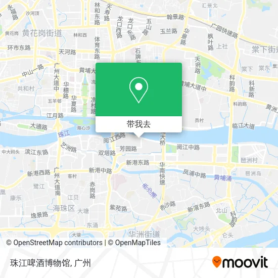 珠江啤酒博物馆地图