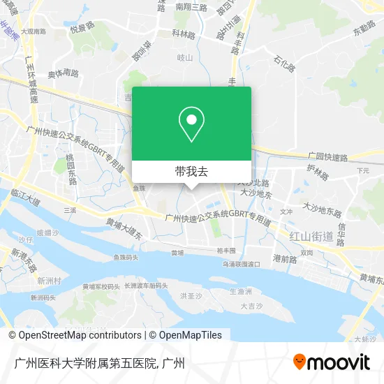 广州医科大学附属第五医院地图