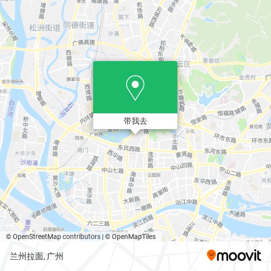 兰州拉面地图