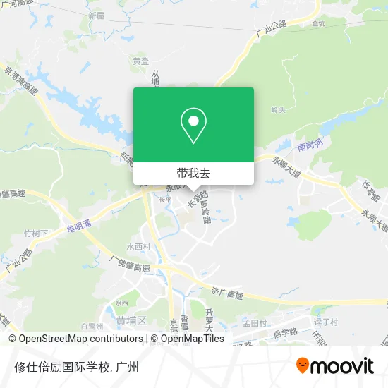 修仕倍励国际学校地图