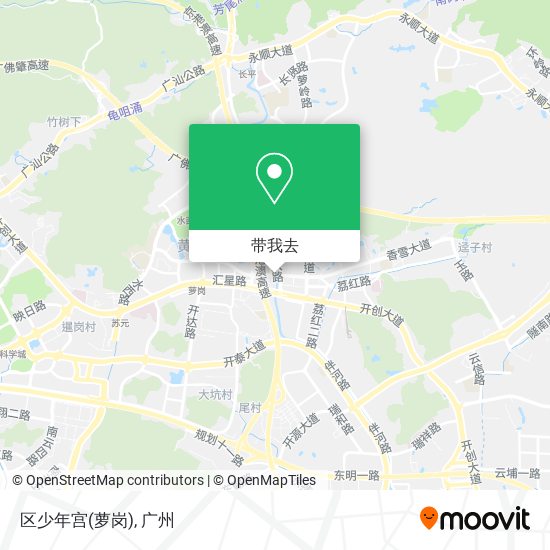 区少年宫(萝岗)地图