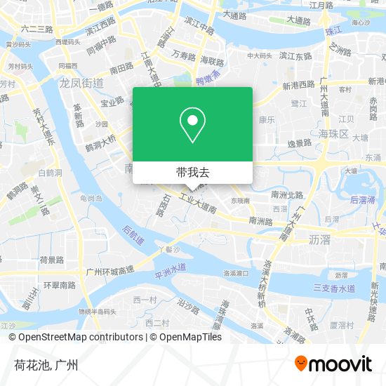 荷花池地图