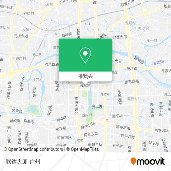 联达大厦地图