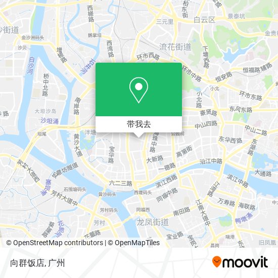 向群饭店地图
