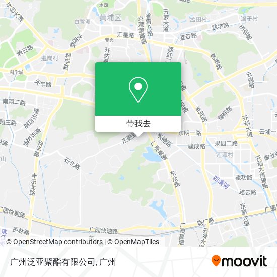 广州泛亚聚酯有限公司地图