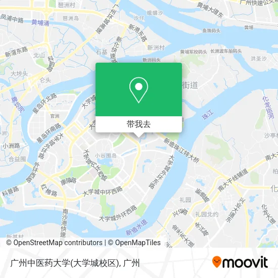 广州中医药大学(大学城校区)地图