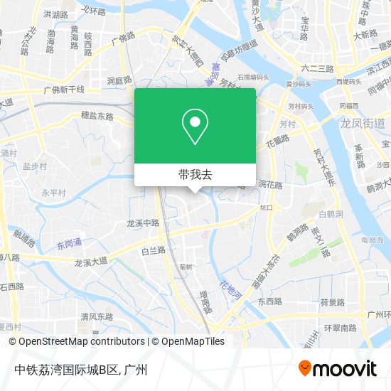 中铁荔湾国际城B区地图