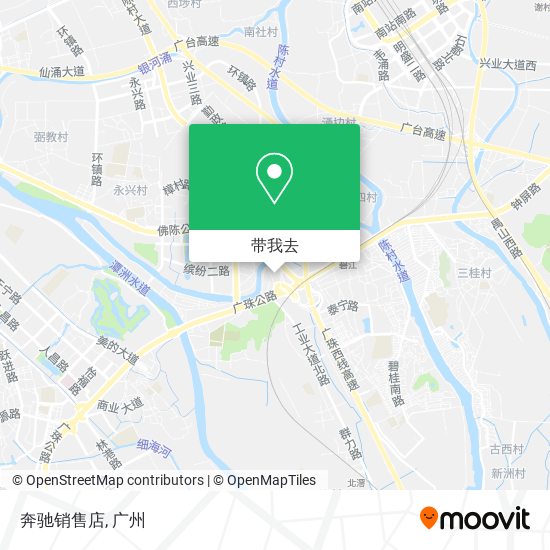 奔驰销售店地图