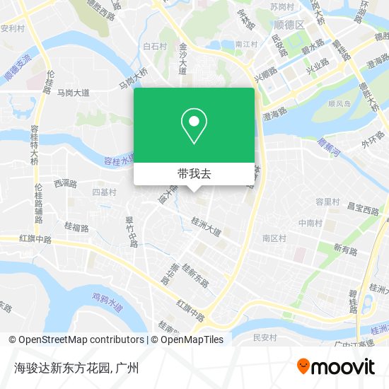 海骏达新东方花园地图
