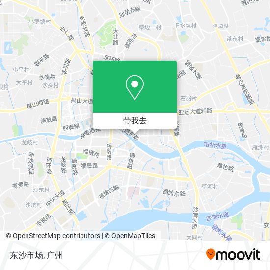 东沙市场地图