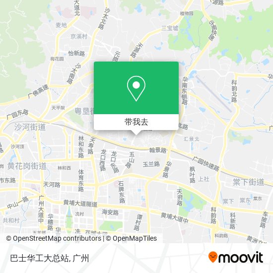 巴士华工大总站地图