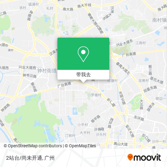 2站台/尚未开通地图