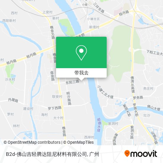 B2d-佛山吉轻腾达阻尼材料有限公司地图