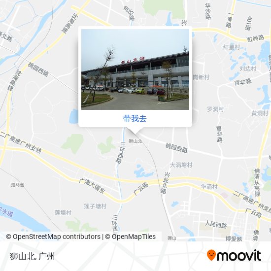 狮山北地图